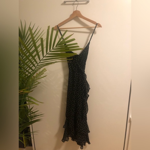 Abercrombie & Fitch polka dot ruffle dress NWT - Picture 3 of 5